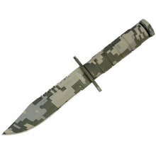 8.5″ Defender Xtreme Heavy Duty Silver Mini Survival Knife