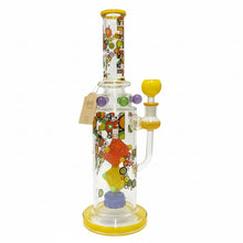 16" Cheech Glass Dice Showerhead Perc Stemless Bong