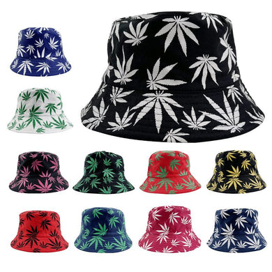 Assorted Cannabis Leaf Bucket Hats