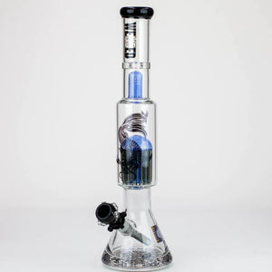 18" WENEED® 18" Beasts of East Tree Perc Beaker Bong