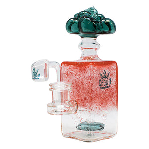 7.5" Crown Glass Perfume Bottle Rig