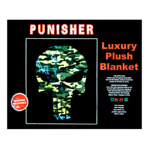 Punisher Camo Queen Sized Blanket