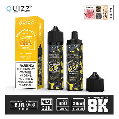 Quizz 8K - 8000 Puff Disposable Vaporizer