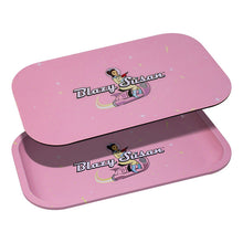 Blazy Susan Pink Spacey Susan Medium Rolling Tray w/ Lid