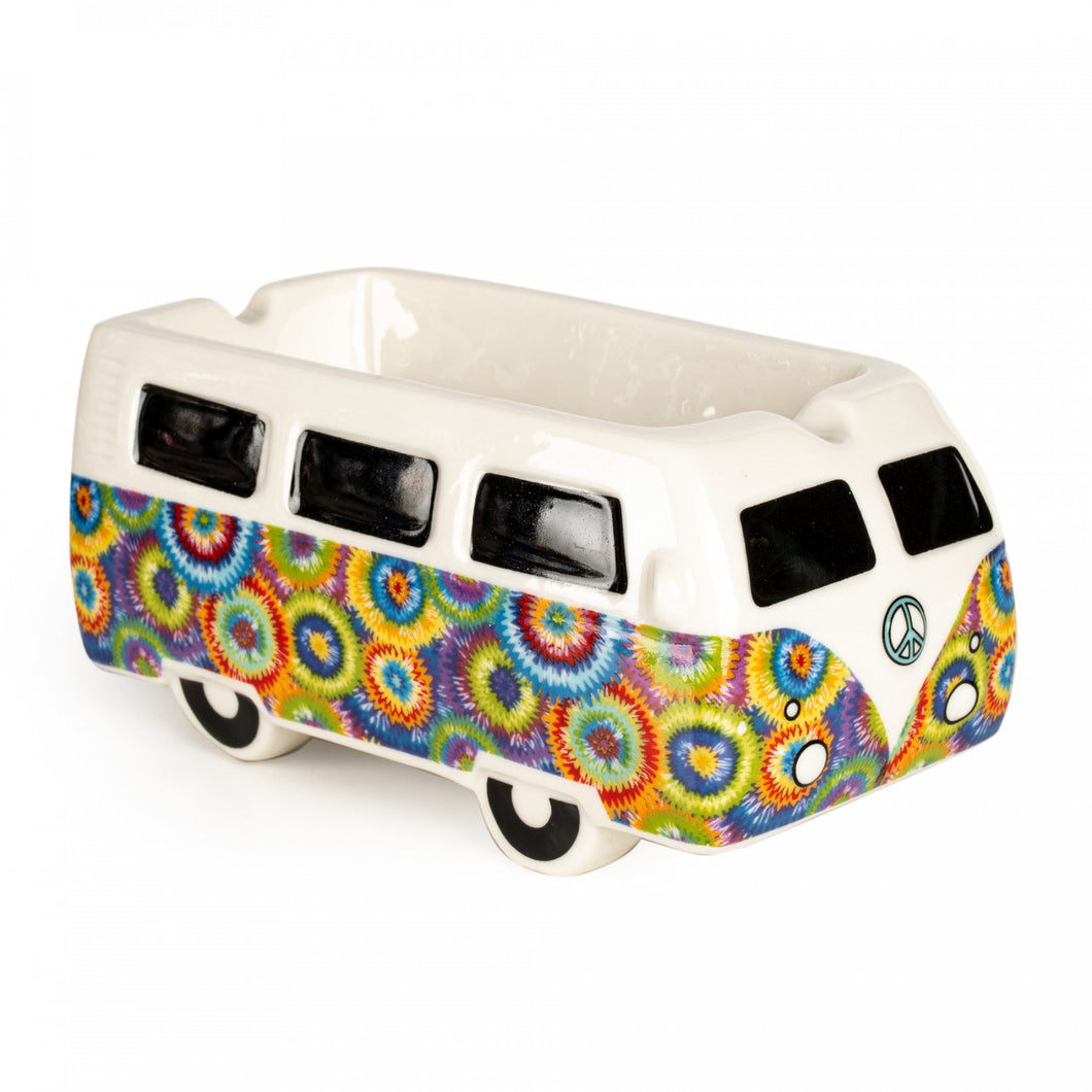 Vintage Flower Bus Ashtray