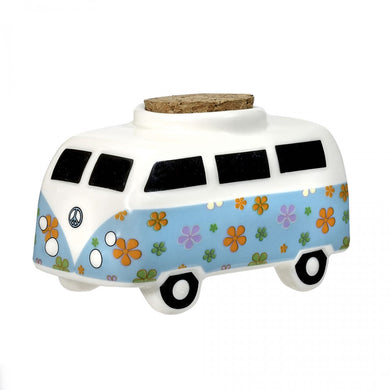 Vintage Ceramic Hippy Van Jar