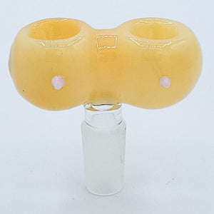 14mm Glass Boobies Bowls