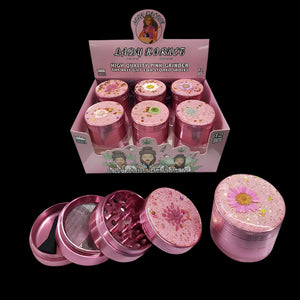 4-part Lady Hornet Pink Top Grinder