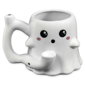 Ceramic Ghost Mug Pipe