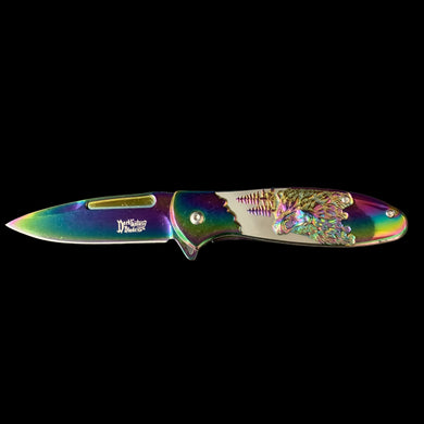 Dark Fantasy Multi Colour Bear Knife