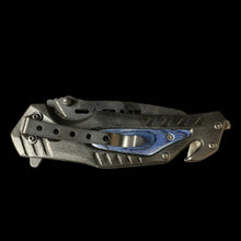 Blue Wood Handle Knife