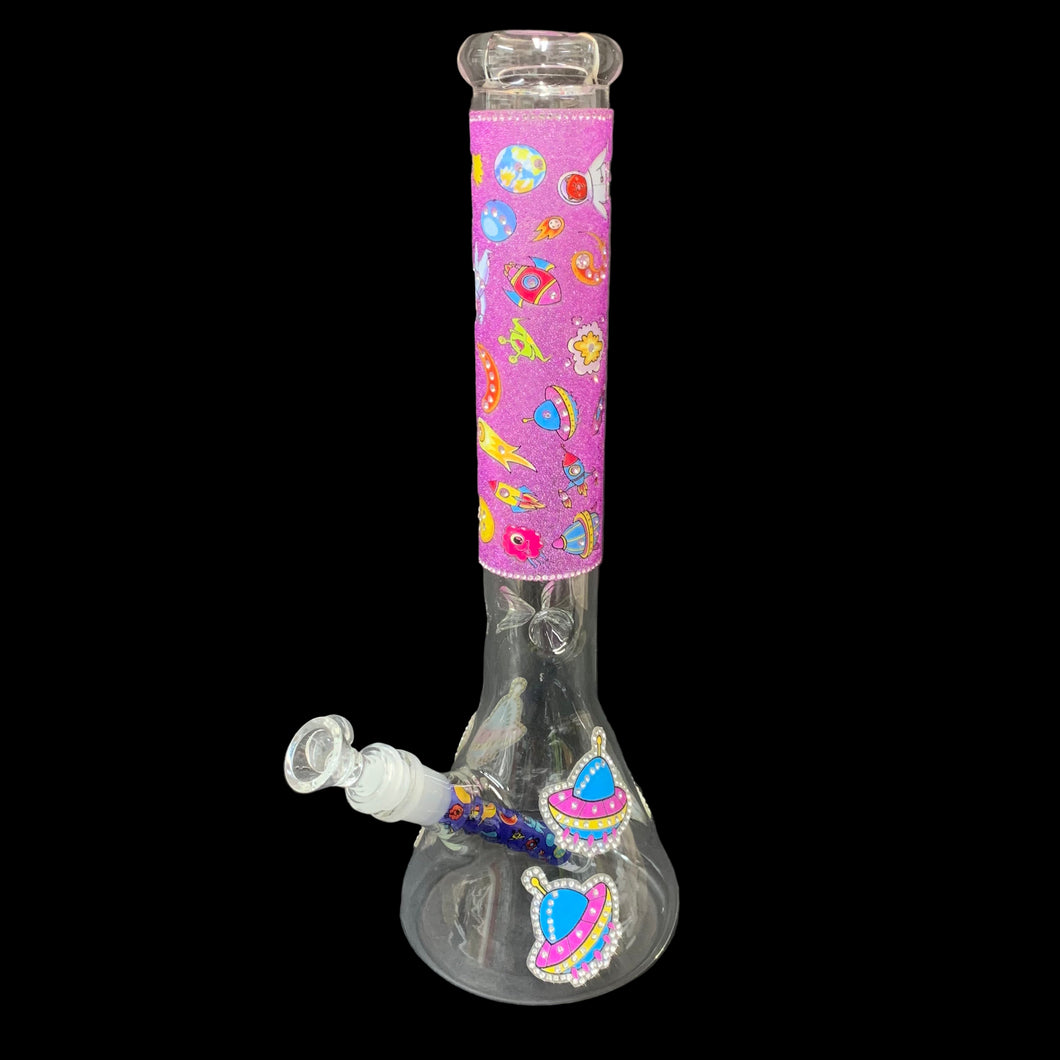 Space Glass Beaker Bong