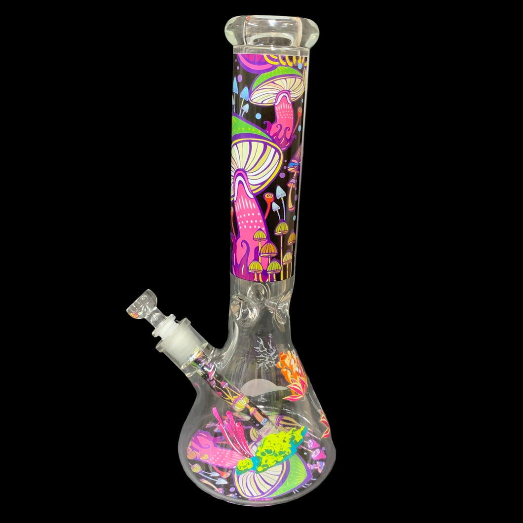 Mushroom Design Glass Bong