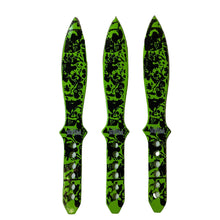 Neon Skull Throwing Knives