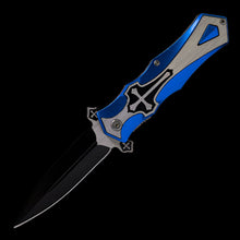 Iconic Metallic Cross Foldable Knife