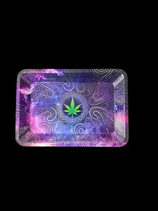 Weed Leaf Rolling Tray