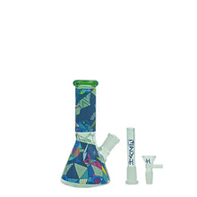 8″ Geometric figure beaker bong