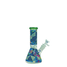 8″ Geometric figure beaker bong