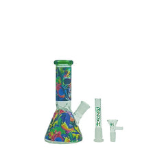 8″ Skull beaker bong