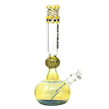 Nice Glass 17 inch Dotted Fumed Round Base Beaker