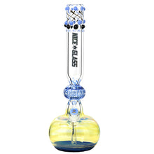 Nice Glass 17 inch Dotted Fumed Round Base Beaker