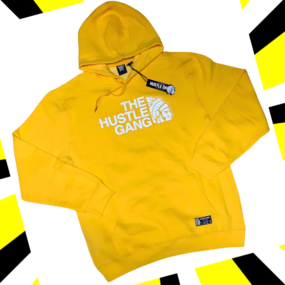 Hustle Gang Yellow Hoodie