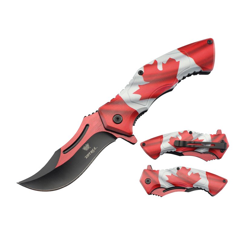 Canada Flag 8.07″ Pocket Knife