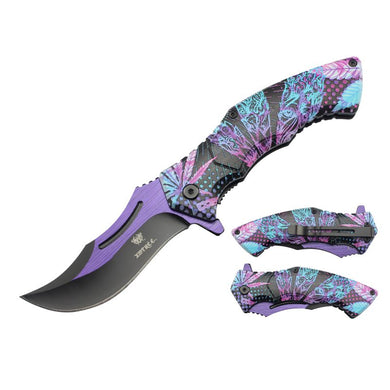 Leaf Tie-Dye 8.07″ Pocket Knife