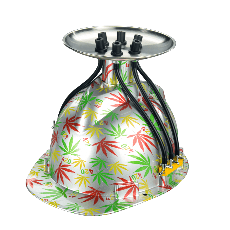 Helmet Smoking Device