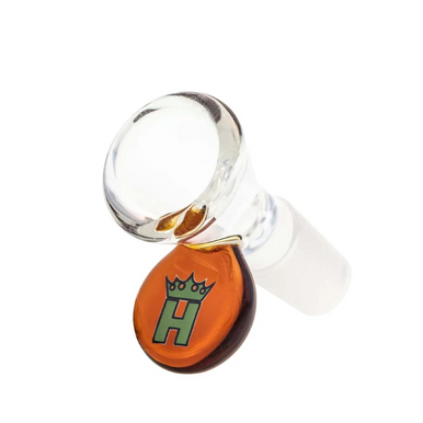 Hoss Glass 19mm Cone Bowl w/Colored Tab