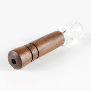 Walnut Mouthpiece Glass Tip Bat