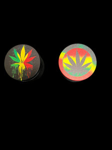 Rasta Leaf 4-piece Grinder