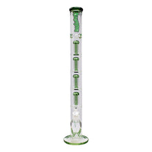 24" Ganjavibes Four Perc Straight Tube