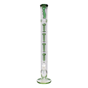 24" Ganjavibes Four Perc Straight Tube