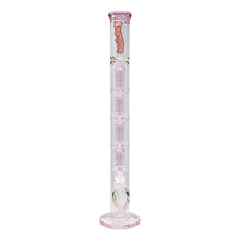 24" Ganjavibes Four Perc Straight Tube
