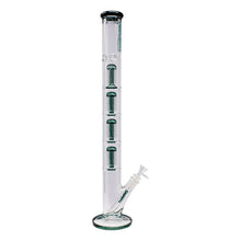24" Ganjavibes Four Perc Straight Tube