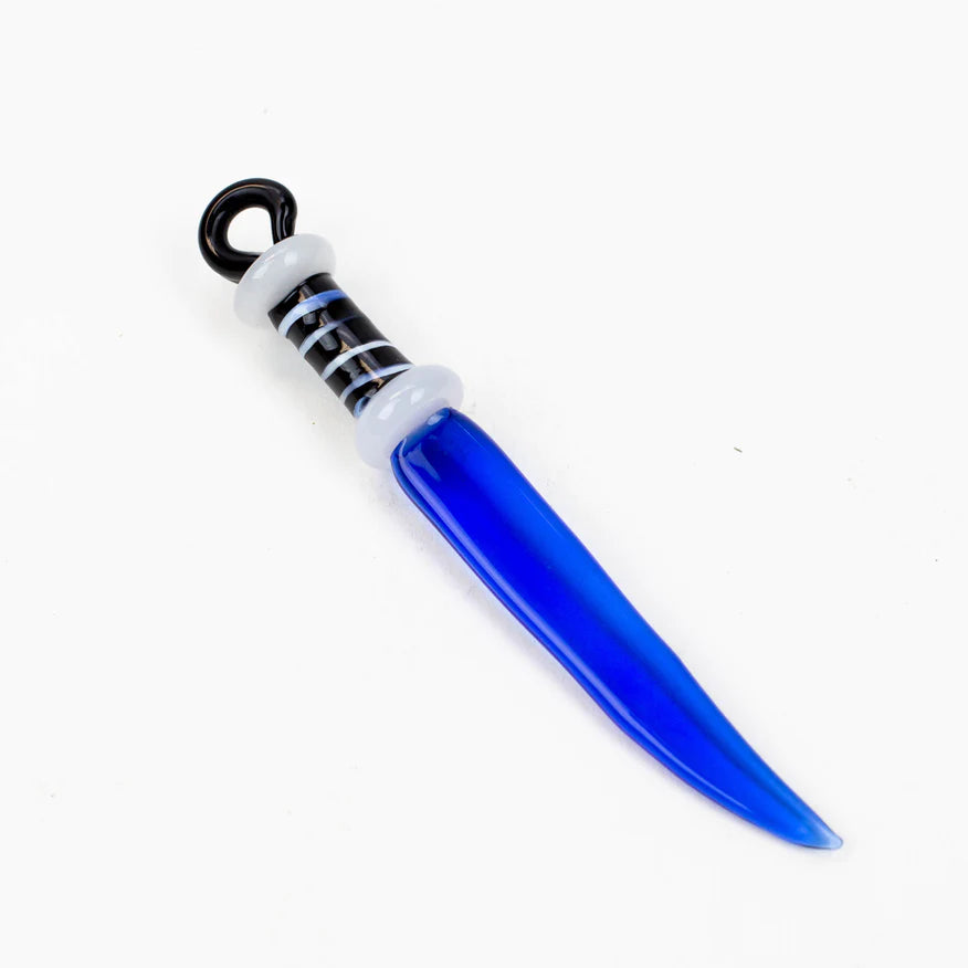 Honeybee Herb - Glass Sword Pendant Dabber