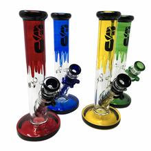 10" Straight Colour Drip Bong