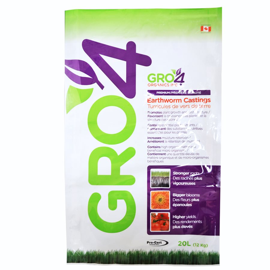 Gro4 Worm Casting 20L