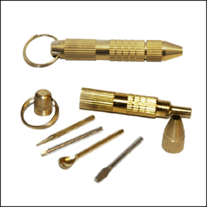 Snuff Sniffer Brass Bullet