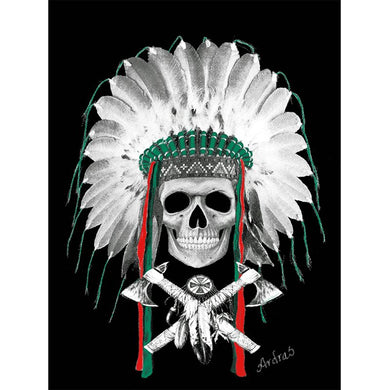 Chief Skull Queen Sized Blanket