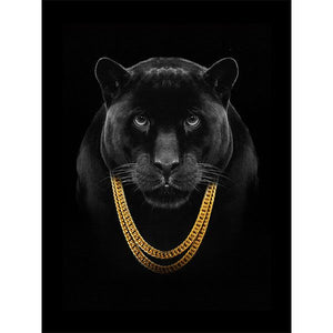 Signature Blankets - Panther Gold Chains - Queen Sized