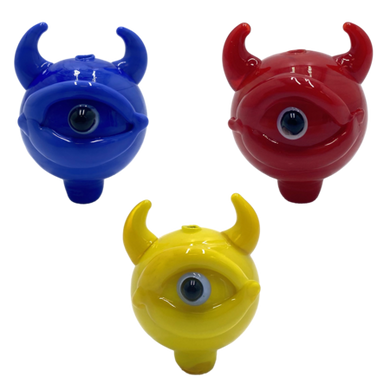 Horny Eyeball Glass Carb Caps