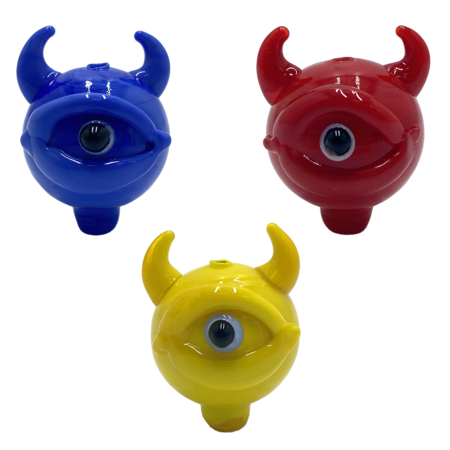 Horny Eyeball Glass Carb Caps