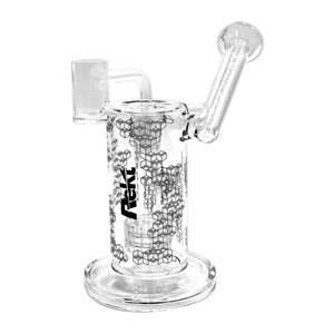 10" Rekt Glass Sidecar Honeycomb Rig w/Banger