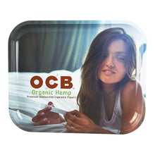 OCB® Metal Rolling Tray - Organic Hemp