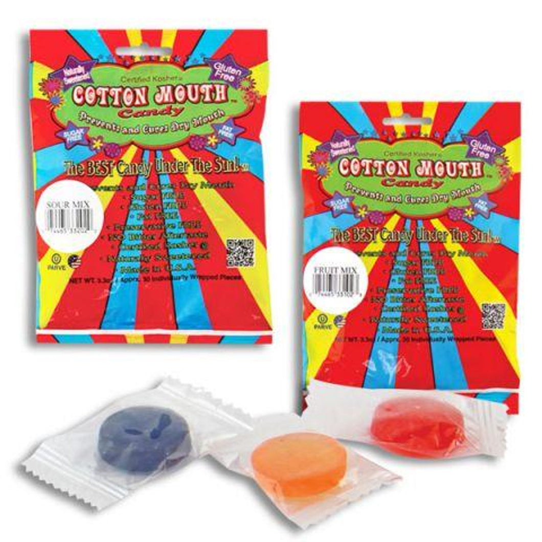 Cotton Mouth Candy Fruit/Sour (12/pack)