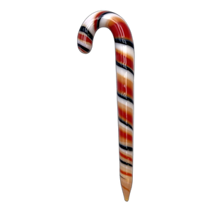 4" Glass Candy Cane Dabber Tool
