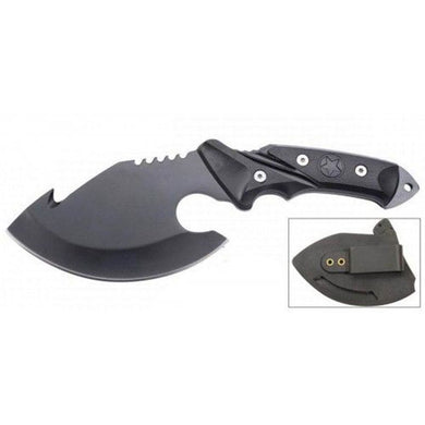 10″ Black Skinner Knife w/Sheath