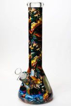14" Graphic Vinyl 9mm Glass Beaker Bong